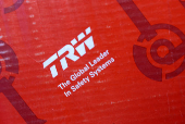 Illustration shows TRW Automotive logo