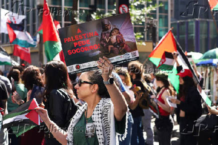 Ato pró Palestina acontece neste domingo(27)