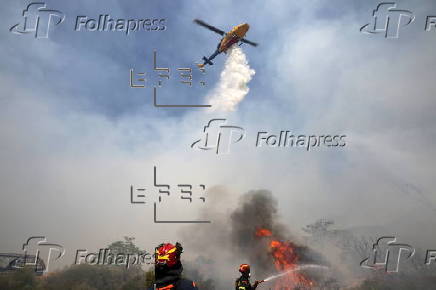 Incendio forestal al este de Atenas