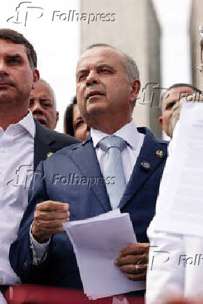 Coletiva de imprensa do PL sobre anistia