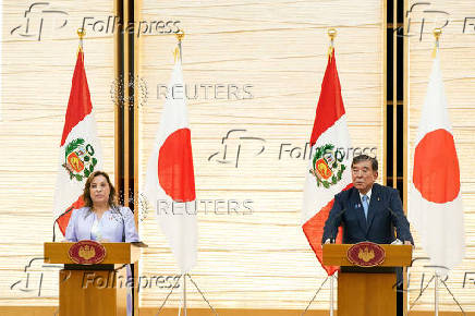 Peruvian President Boluarte visits Tokyo