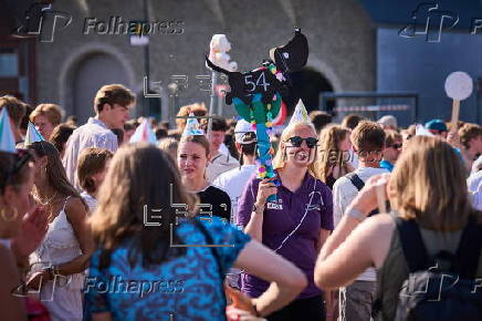 Introduction week for new university students in the Netherlands