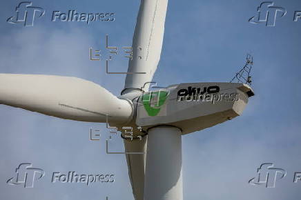 Wind farm in Fontaine-Macon