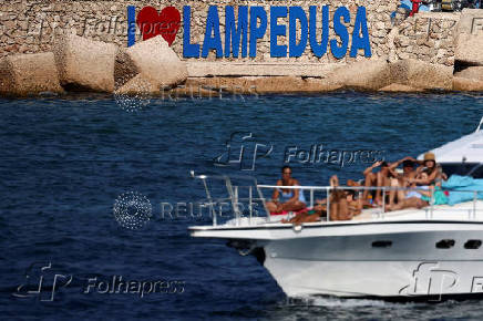 Aftermath of migrant shipwreck off Italy's Lampedusa island