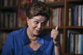 A ex-presidente Dilma Rousseff concede entrevista