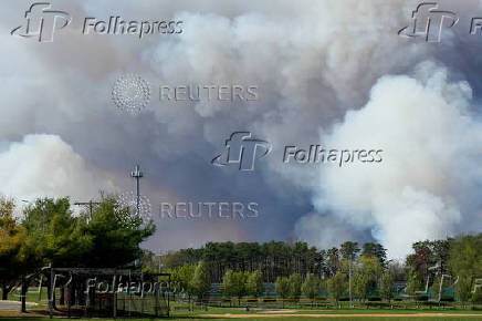 Wildfire in New Jersey