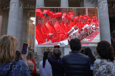Conclave to elect the new pope, at the Vatican