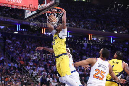 NBA: Playoffs-Indiana Pacers at New York Knicks