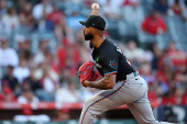 MLB: Miami Marlins at Los Angeles Angels