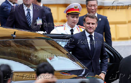 French President Macron visits Vietnam