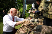 British Defence Secretary John Healey Visits Warminster Garrison Following Publication Of The Strategic Defence Review