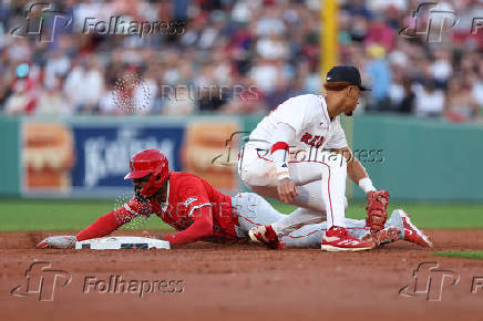 MLB: Los Angeles Angels at Boston Red Sox