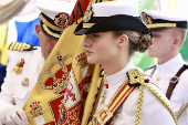 Jura de Bandera de la princesa Leonor de Borbón en Nueva York