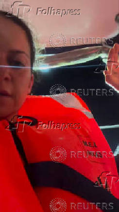 Activist Yasemin Acar on Gaza-bound British-flagged yacht 