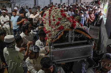 Funeral in Mumbai after Air India plane crash