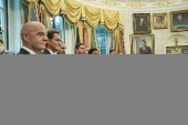 President Trump hosts Juventus soccer club at White House