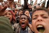 Yemenis rally in Sanaa to show support to Palestinians