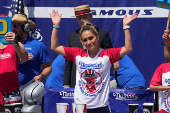 2025 Nathan's Famous International Hot Dog Eating Contest in New York City