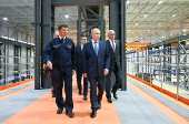 Russian President Vladimir Putin visits the Magnitogorsk Iron and Steel Works
