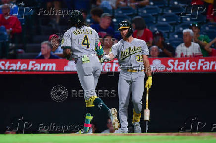 MLB: Athletics at Los Angeles Angels