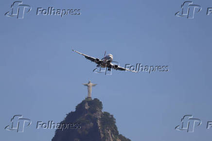 Movimentação de aeronaves no Rio de Janeiro.