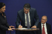 O Presidente Luiz Inácio Lula da Silva participou da cerimônia de lançamento dos cursos de medicina e biomedicina da Faculdade de Ciências e Saúde do Sírio Libanês