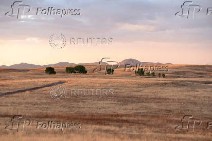 The sun sets, at the San Rafael Valley