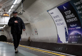 AI advert on London underground