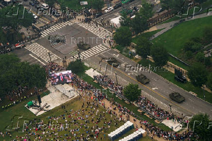 Military parade to commemorate the U.S. Army's 250th Birthday in Washington