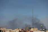 Smoke rises following an Israeli attack in Tehran