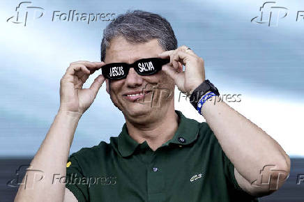 Tarcísio durante a Marcha para Jesus