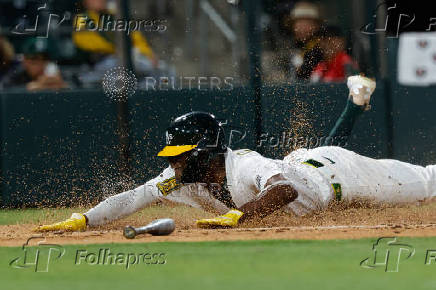 MLB: Cleveland Guardians at Athletics