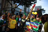 Ato-pró Bolsonaro é realizado na avenida Paulista