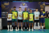 Brasil e Argentina pela Copa América de Vôlei Masculino Novos Talentos