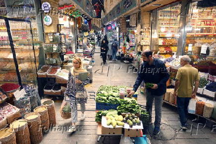 Daily life in a bazaar in Tehran amid ceasefire with Israel