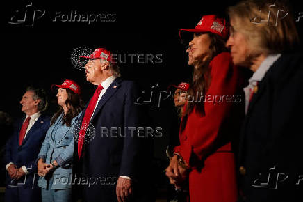U.S. President Donald Trump's arrival at Joint Base Andrews  following a visit to Iowa