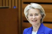 Ursula von der Leyen meets Keidanren Chairman Yoshinobu Tsutsui in Tokyo