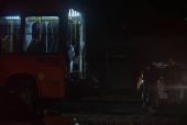 Acidente de trem e onibus