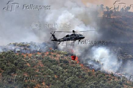 Wildfire in Delvina