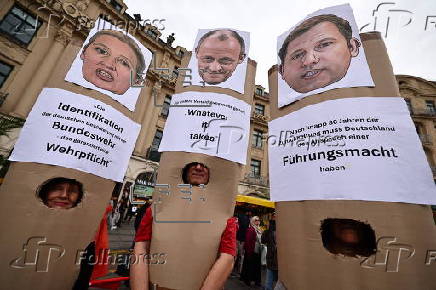 Rally commemorates Anti-War Day in Munich