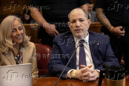 Weinstein appears at Manhattan Criminal Court for his rape and sexual assault trial in New York City