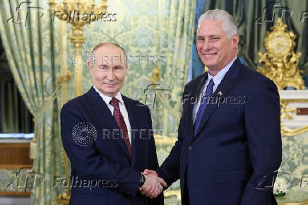Russian President Putin and Cuban President Diaz-Canel meet in Moscow
