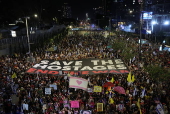Tel Aviv protest calls for Gaza hostage deal