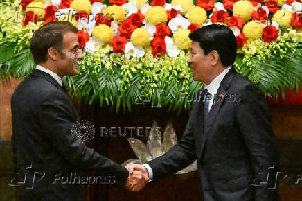 French President Macron visits Vietnam