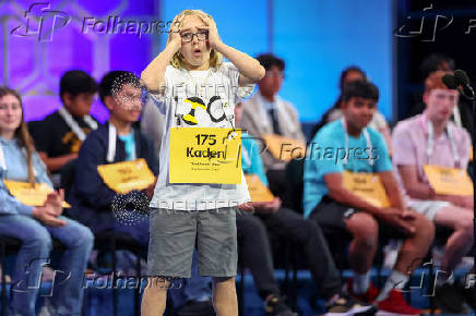 Student Spellers compete in the opening rounds of the annual Scripps National Spelling Bee in Maryland