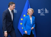 Spanish Prime Minister Sanchez visits European Commission