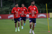 Entrenamiento selección de fútbol de Paraguay