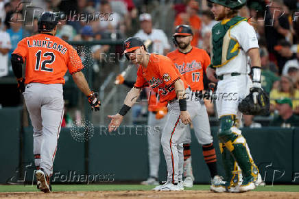 MLB: Baltimore Orioles at Athletics
