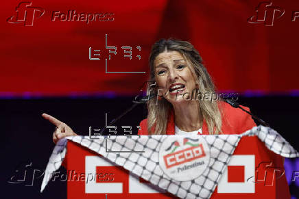 Acto de clausura del XIII Congreso Confederal de CCOO