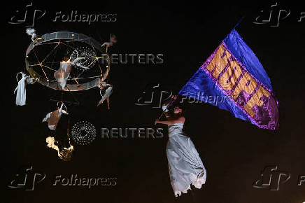Glastonbury Festival in Britain
